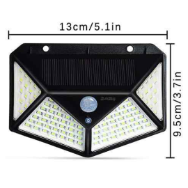 Güneş Enerjili 100 Led DIŞ Mekan Solar Aydınlatma 3 Modlu Hareket Sensörlü