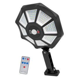 168 SMD LEDLİ KUMANDALI 3 MODLU SENSÖRLÜ  SOLAR GÜNEŞ ENERJİLİ BAHÇE AYDINLATMA
