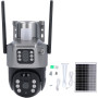 Solar 4G OKAM-3620 MBC-01 Çift Kameralı Güneş Enerjili 6MP Sim Kartlı PTZ Kamera 