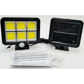 120 COB LED PROJEKTÖR 3 MODLU SOLAR GÜNEŞ ENERJİLİ AYDINLATMA UZAKTAN KUMANDALI