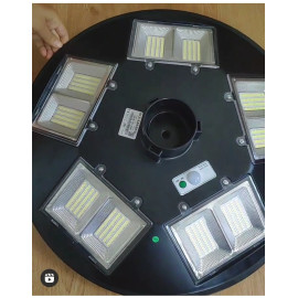 Solar Park Bahçe Fabrika Sokak Site 250 watt Güneş Enerjili Led Aydınlatma Projektör