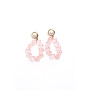 PEMBE KRİSTALLİ KÜPE PEMBE KRİSTALLİ KÜPE