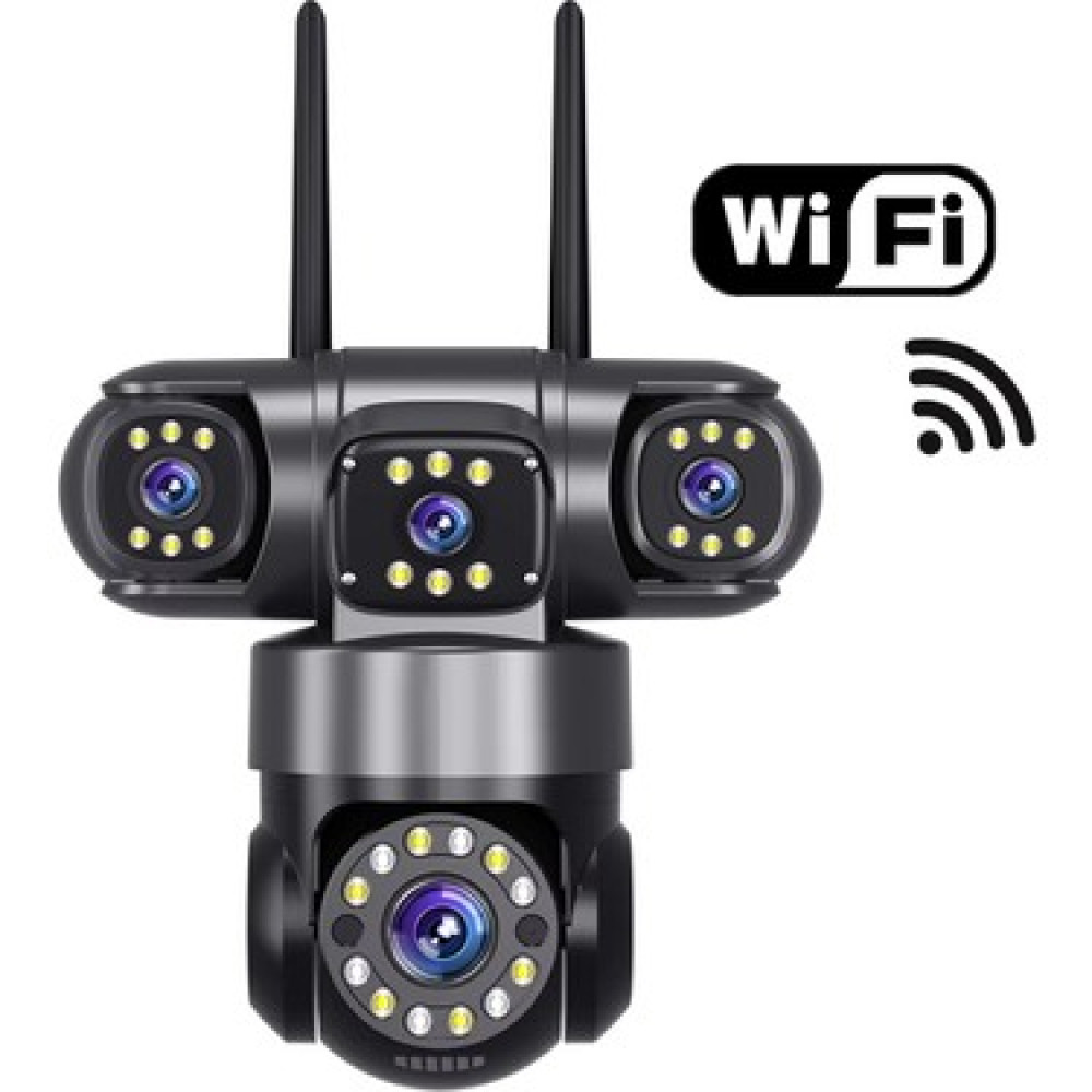 3 Kameralı 9mp Wıfı Ptz Kamera Gece Görüşlü O-kam 6030 Güvenlik Kamerası